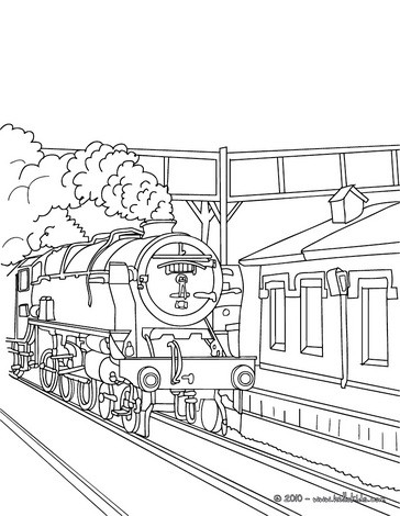 364x470 Old Steam Locomotive Front View Coloring Pages