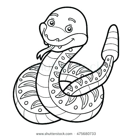 450x470 Colorado Snakes Map Kids Coloring Rattlesnake Coloring Page Pages