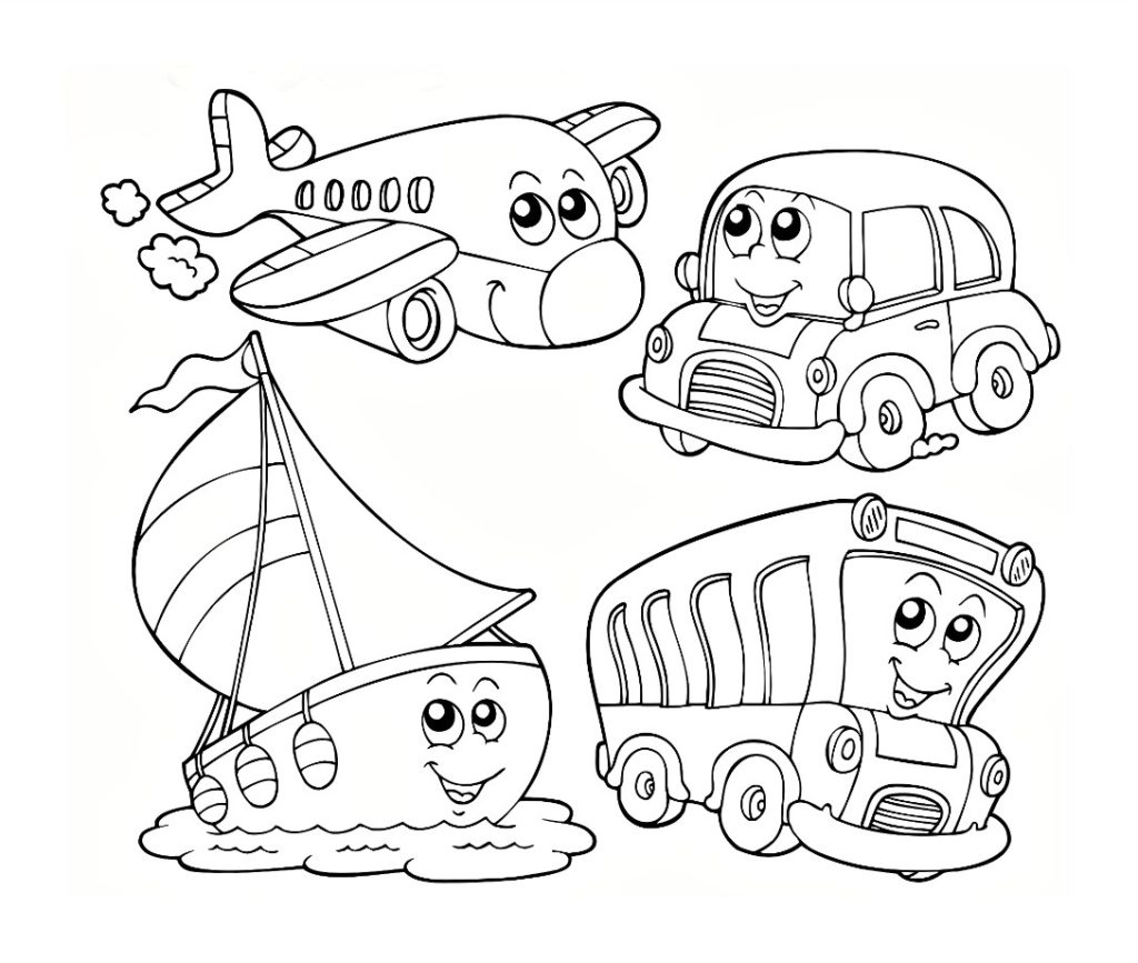 1024x867 Coloring Pages Vehicles
