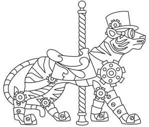 299x255 Steampunk Carousel