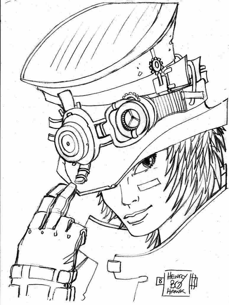 774x1031 Steampunk Coloring Pages Olegratiy