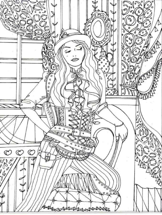 679x903 Fresh Steampunk Coloring Pages