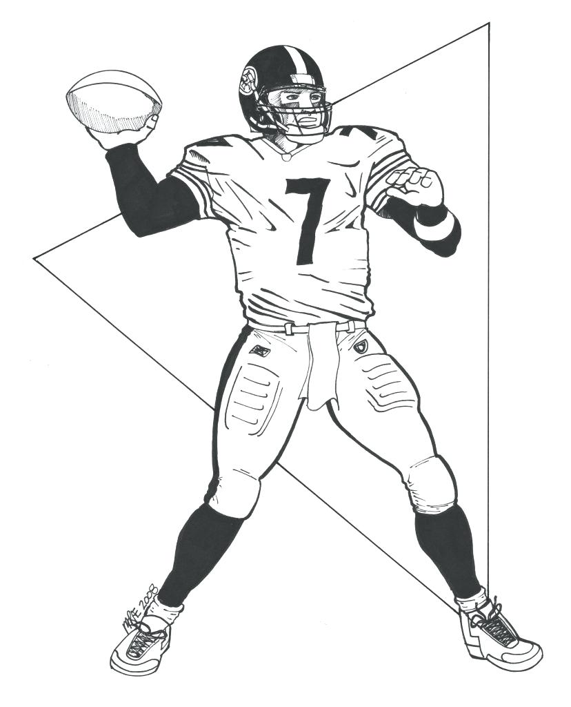 828x1024 Steelers Coloring Pages Page Click The Logo Free