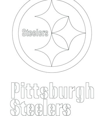 357x400 Steelers Coloring Page
