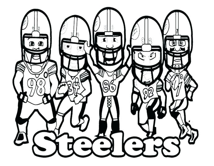 690x535 Steelers Coloring Pages