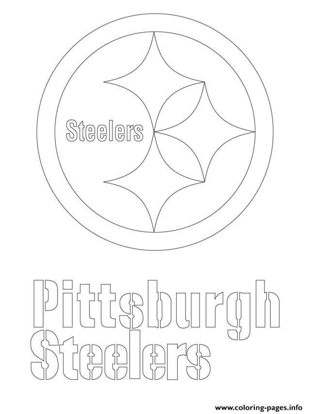 640x853 Print Pittsburgh Steelers Logo Football Sport Coloring Pages
