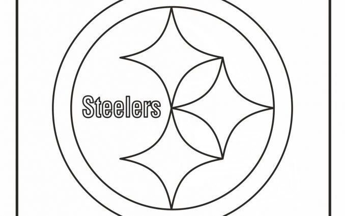 678x425 Steelers Logo Coloring Page Pittsburgh Steelers Nfl American