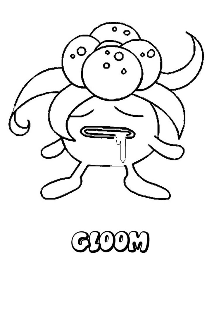 749x1060 Vileplume Coloring Pages Collection Coloring For Kids