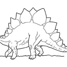 220x220 Walking Stegosaurus Coloring Pages