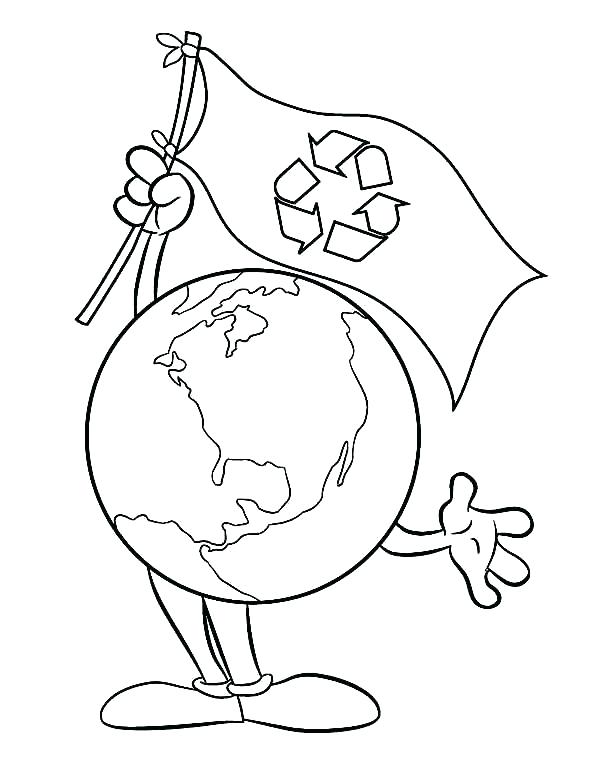 600x775 Recycle Coloring Pages Free Printable Recycle Coloring Pages