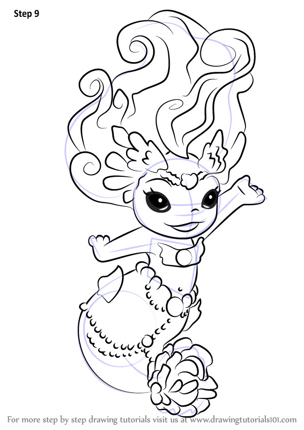 598x844 The Zelfs Coloring Pages Colouring How To Draw Pearleen From Step