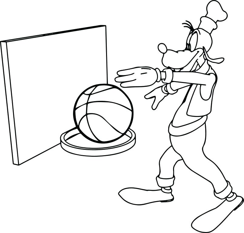 805x767 Basketball Coloring Pages Free Printable Basketball Coloring Pages