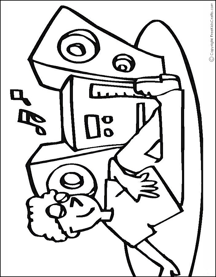 705x905 Music Coloring Pages