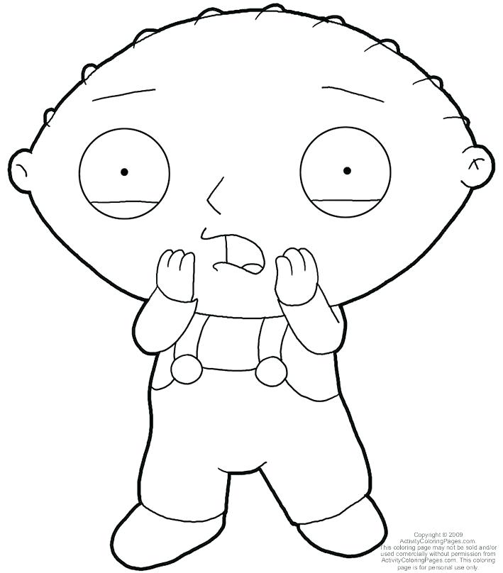 709x808 Stewie Griffin Coloring Pages Family Guy Coloring Pages