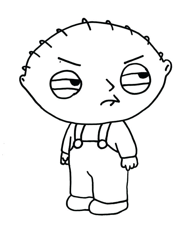 600x754 Stewie Griffin Coloring Pages Griffin Coloring Pages Family