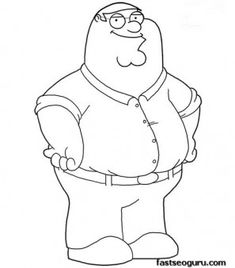 235x268 Printable Lois Family Guy Coloring Page