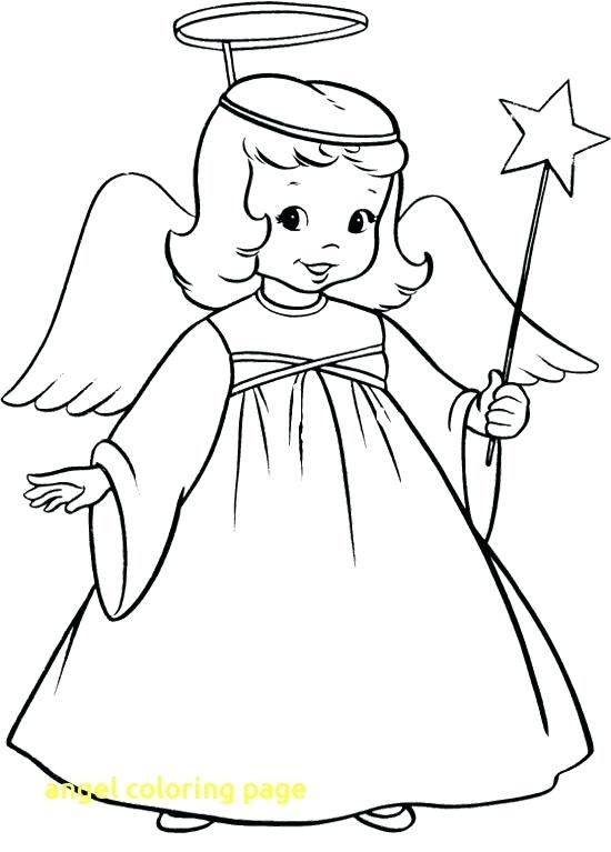 550x767 Precious Moments Angels Coloring Pages Angel Coloring Page