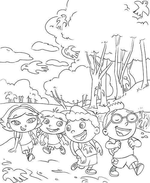 500x613 Little People Coloring Pages