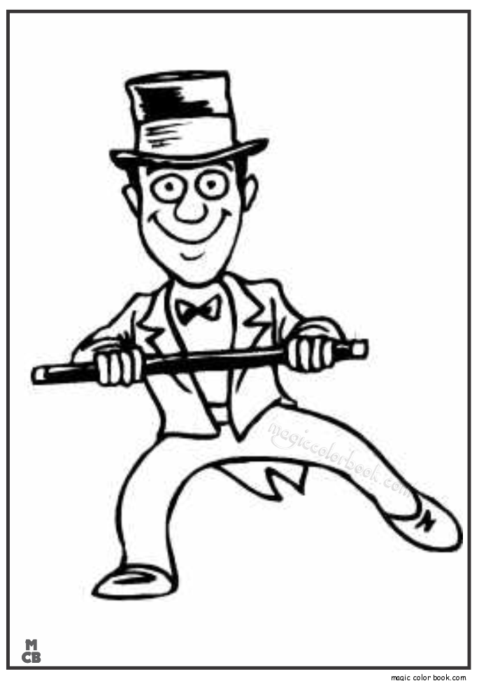 685x975 Dance With Stick Coloring Pages