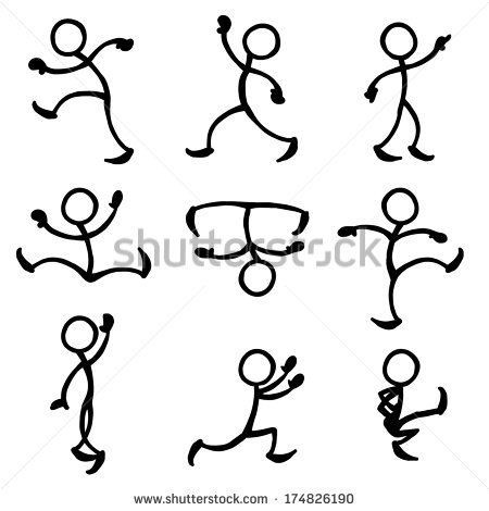450x470 Stickman Drawing Ideas Elegant Stick Figure People Activities