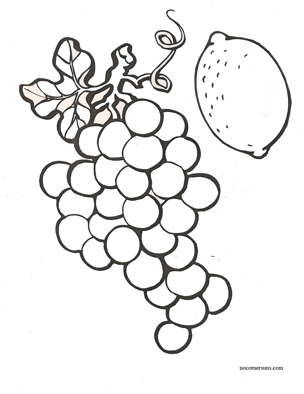 1024x1325 Fruit Color And Cut Pages Coloring Pages Craft