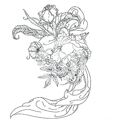 400x400 Orchid Coloring Pages Orchids Coloring Page Orchids Coloring Pages