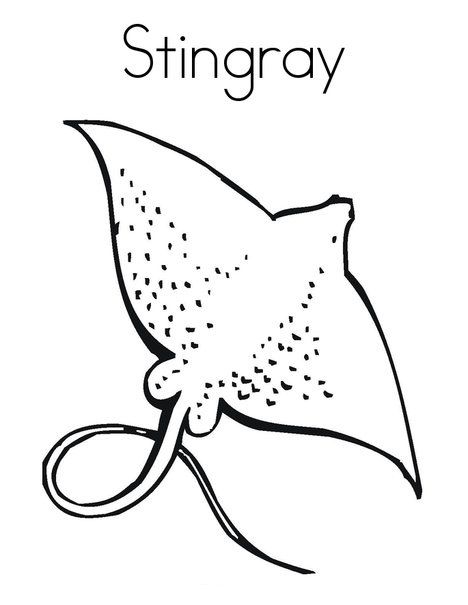 468x605 Top Free Printable Stingray Coloring Pages Online Craft
