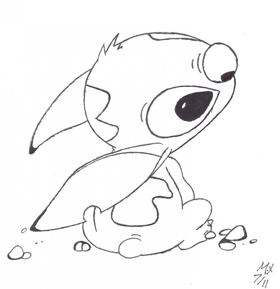 932x960 Stitch Coloring Pages Get This Free Printable Ribsvigyapan