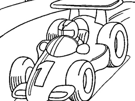 440x330 Coloring Pages Race Cars, Free Printable Race Car Coloring