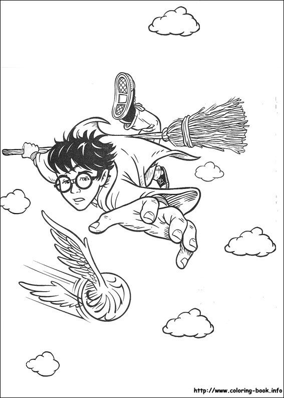 567x794 Harry Potter Coloring Pages