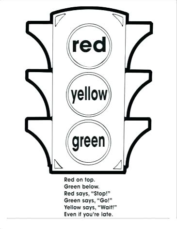 365x473 Stop Light Coloring Page Download Large Image Printable Stop Light