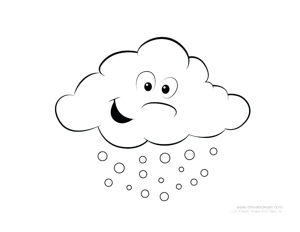 970x749 Cloud Coloring Pages Clouds Coloring Page Cloud Types Coloring