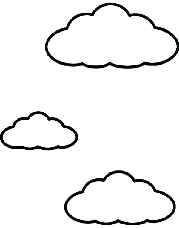 600x763 Cloud Coloring Pages Cloud Coloring Pages Packed With Kids Drawing