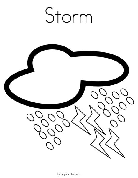 468x605 Storm Coloring Page