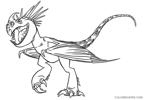 600x420 How To Train Your Dragon Coloring Pages Stormfly Dragon