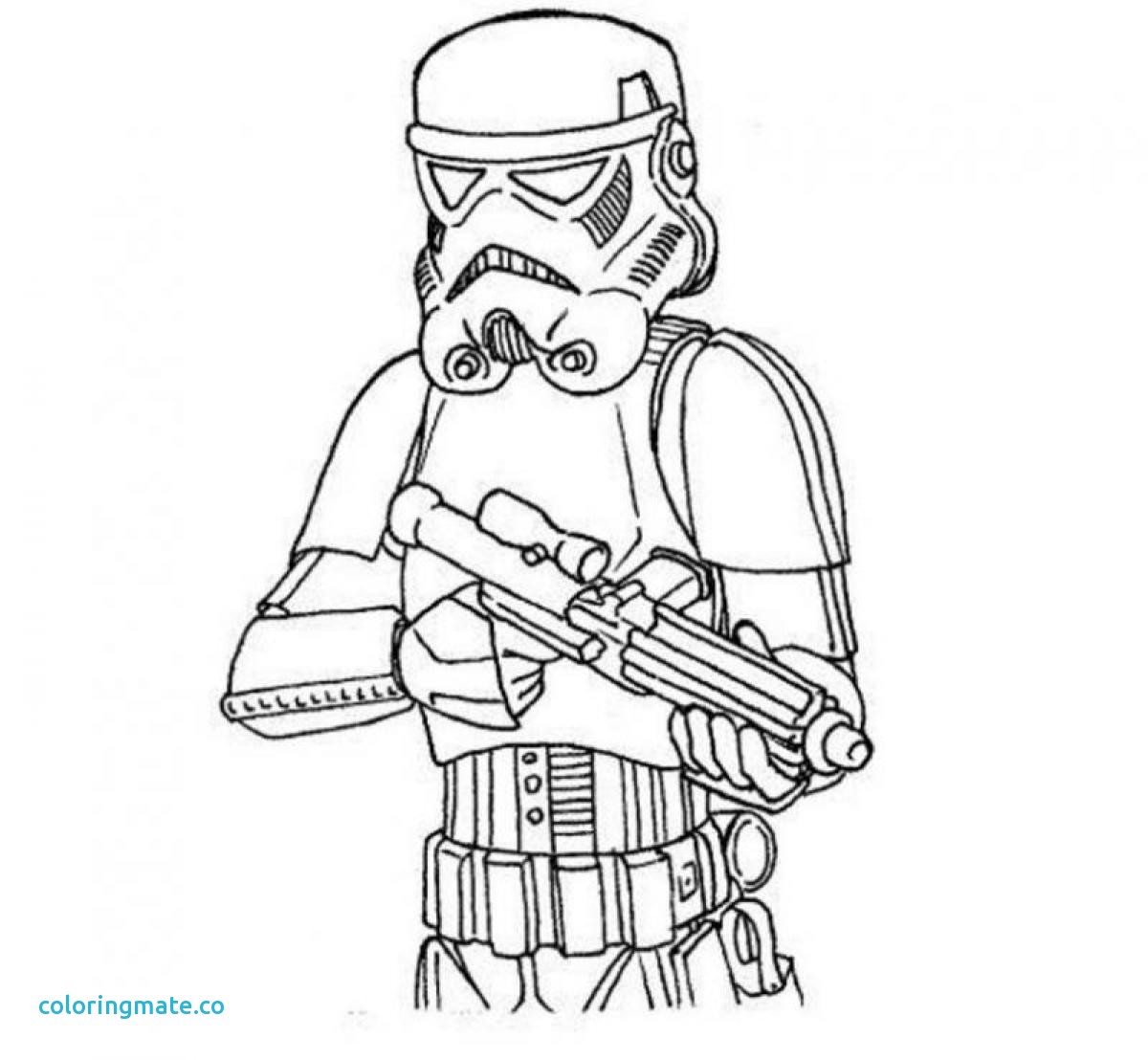 1200x1108 Storm Trooper Coloring Page