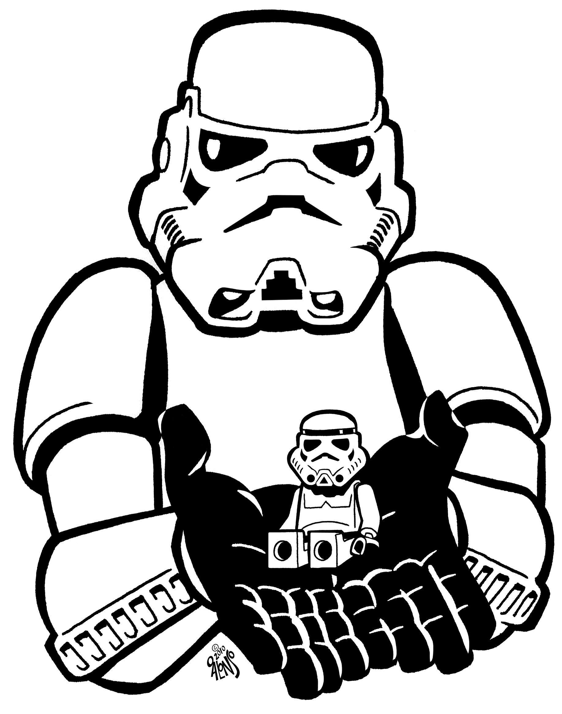 Printable Star Wars Stormtrooper Coloring Page Star Coloring Pages ...