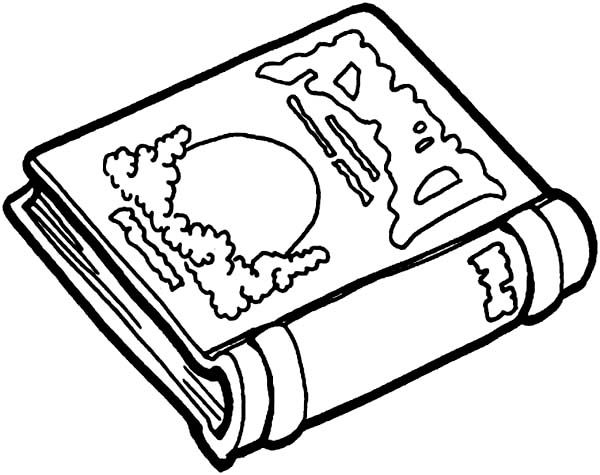 600x475 Story Book For Children Coloring Page At Story Book Coloring Pages