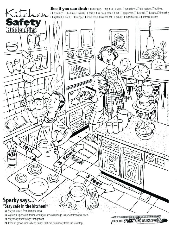 Stove Coloring Page at GetDrawings | Free download