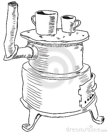 364x450 Old Time Coloring Pages Wood Burning Stove Coloring Pages