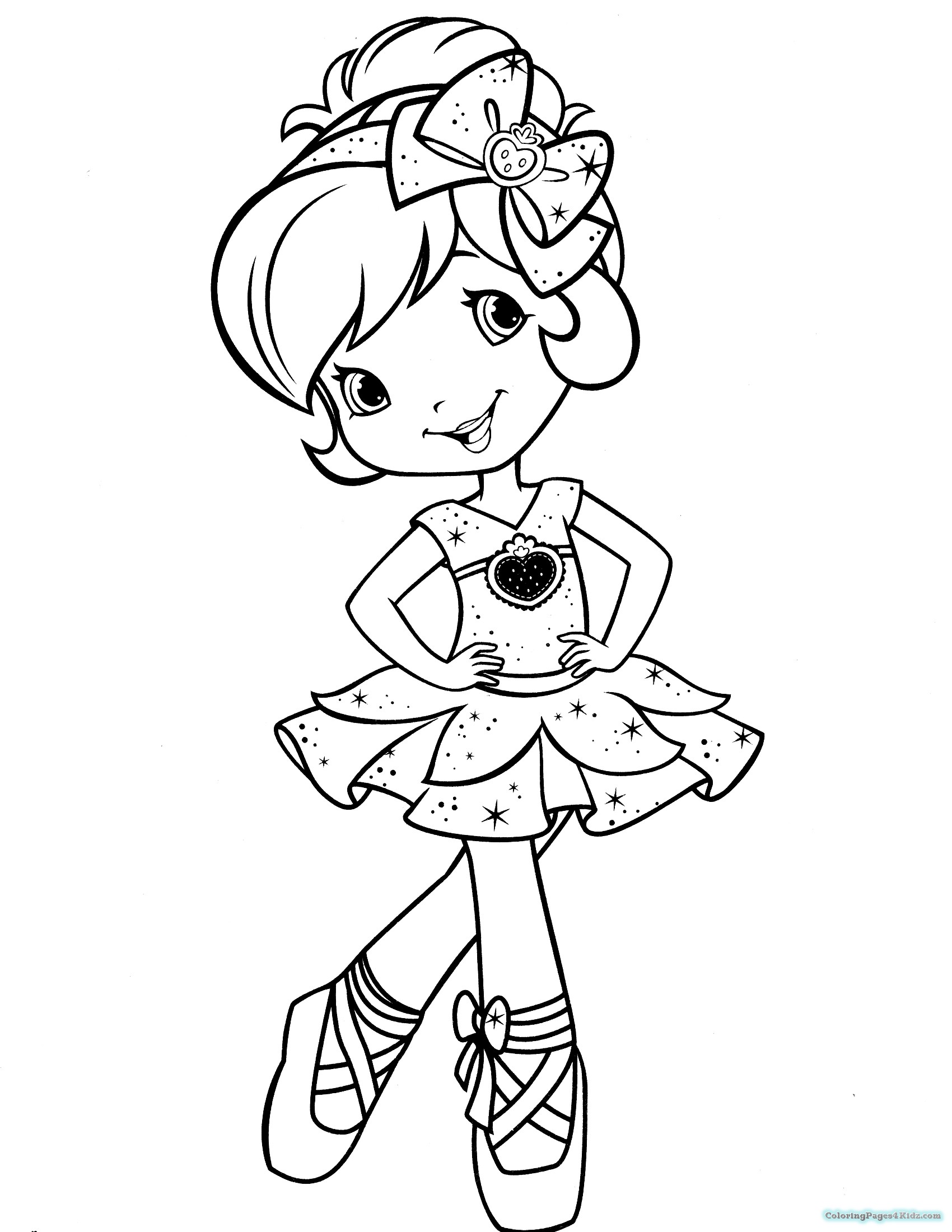1700x2200 Strawberry Shortcake Coloring Pages Coloring Pages For Kids