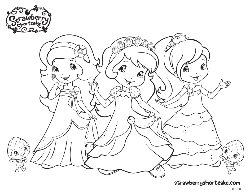 1057x817 Strawberry Shortcake Coloring Pages New Coloring Sheets