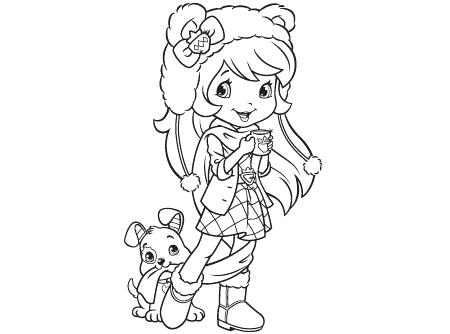 450x334 Strawberry Shortcake Coloring Pages Coloring Pages Vintage