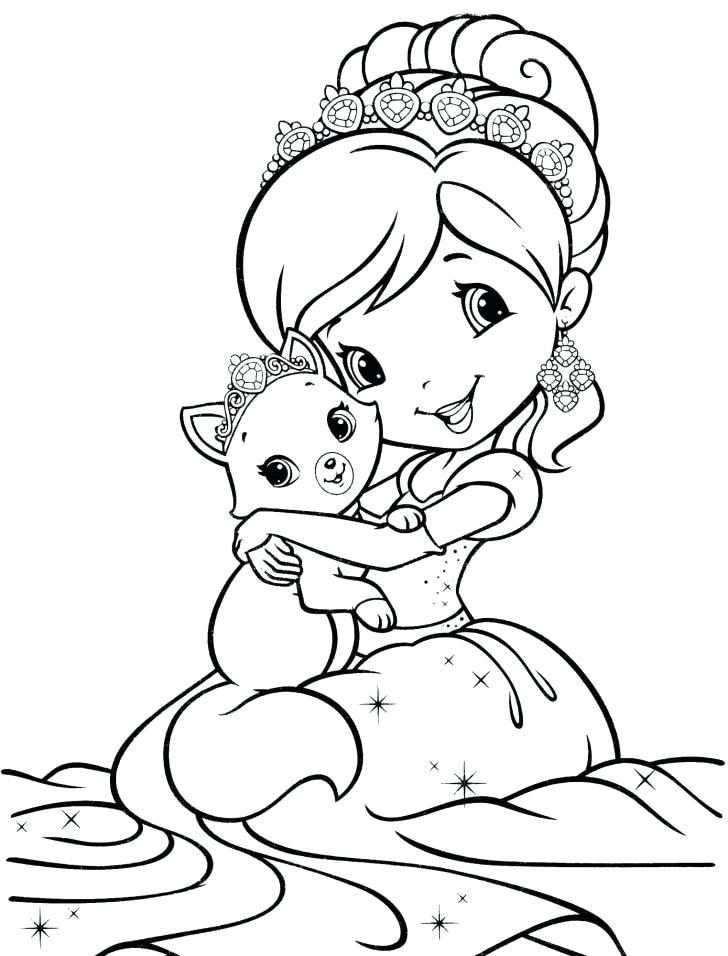 728x956 Strawberry Shortcake Coloring Pages Medium Size Of Strawberry