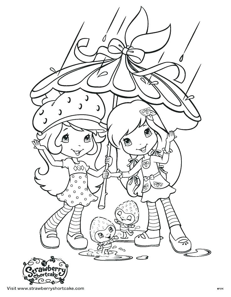 736x946 Strawberry Shortcake Coloring Pages New Colouring Printable S New