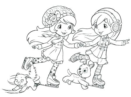 450x334 Strawberry Shortcake Printable Coloring Pages Strawberry Shortcake