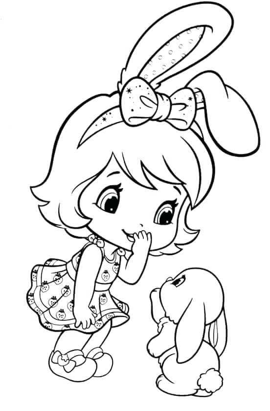 552x839 Good Strawberry Shortcake Coloring Pages Free In Picture