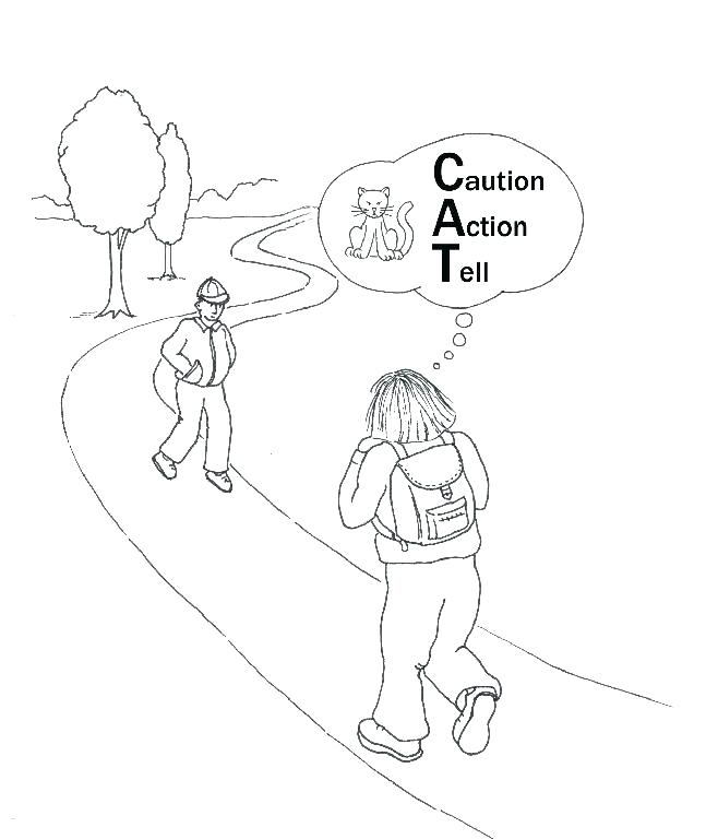 647x768 Stranger Danger Coloring Pages Stranger Safety Coloring Sheet