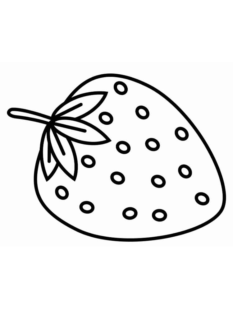 750x1000 Strawberry Coloring Page Inspirational Strawberry Coloring Pages