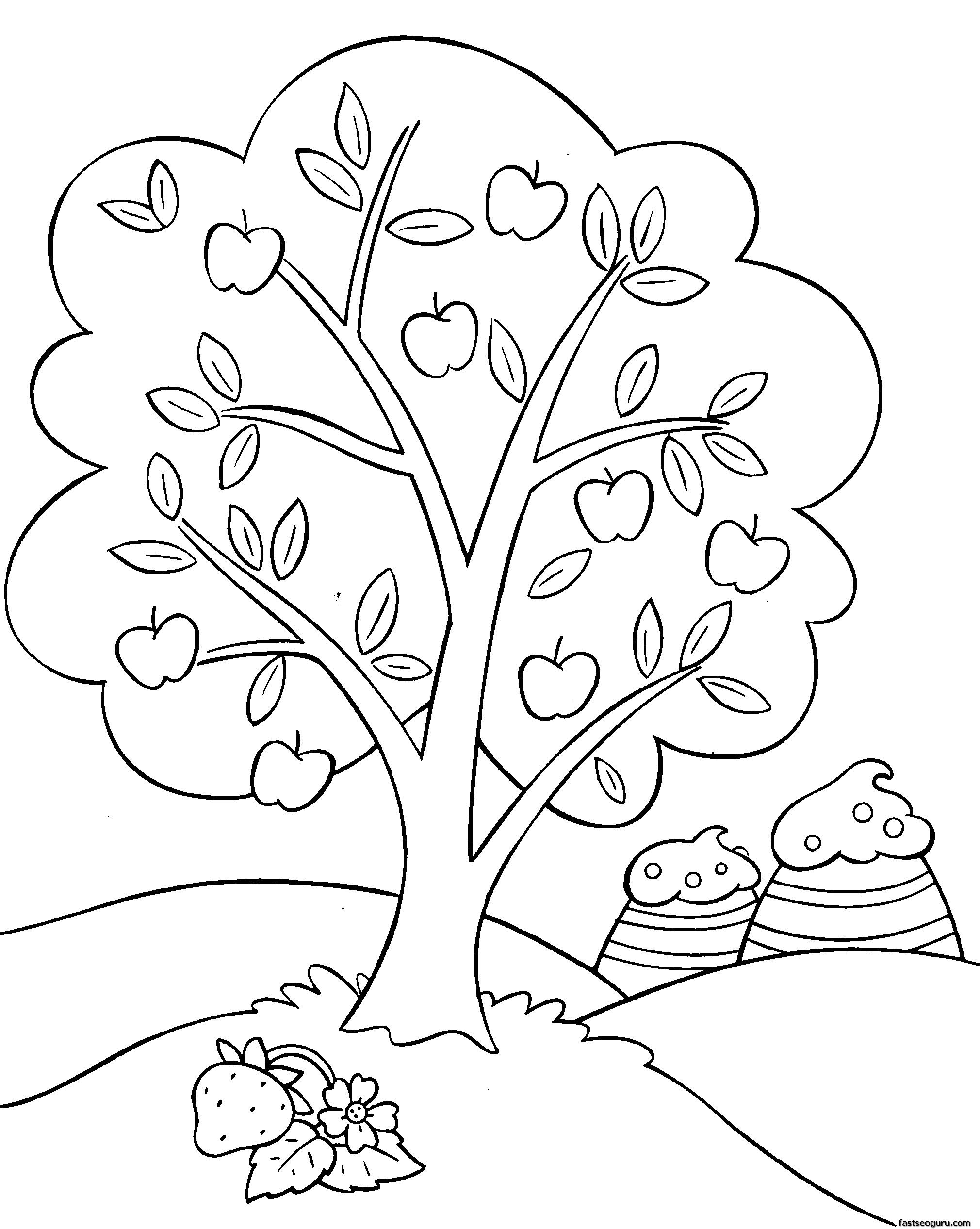 2020x2533 Printable Cartoon Strawberry Shortcake Coloring Pages